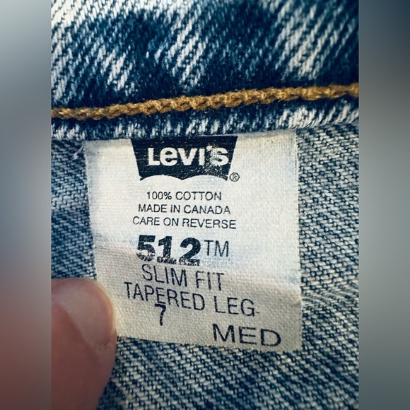 Vintage Levi’s 512 high-rise jeans - Picture 8 of 11